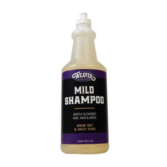 Weaver Livestock Mild Shampoo – Sanftes, effektives Kokosnuss-Shampoo für Rinder, Haare und Wolle – tägliche Anwendung, Viehshow-Zubehör