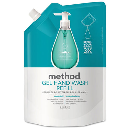 Method Gel Hand Wash Nachfüllpackung – 1 Liter, Seifenblumenduft