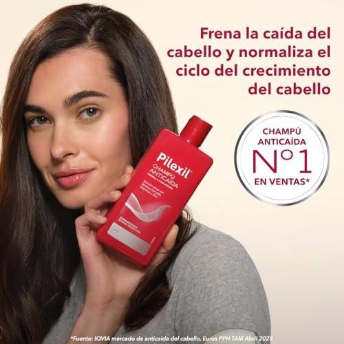 Pilexil Shampoo Anticaída 450 ml – Anti-Haarausfall Shampoo zur Stärkung der Haare