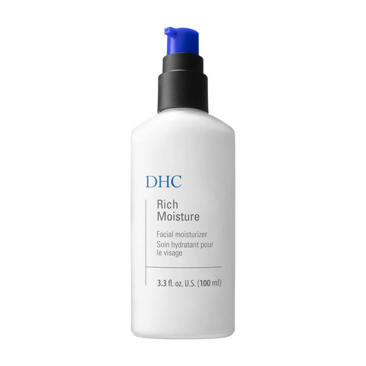 DHC Rich Moisture Leichte Gesichtsfeuchtigkeitscreme für trockene Haut, 100 ml