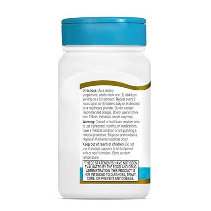 21st Century Zink Kaubonbon mit Vitamin C & B6 - Kirsche, 90 Stück