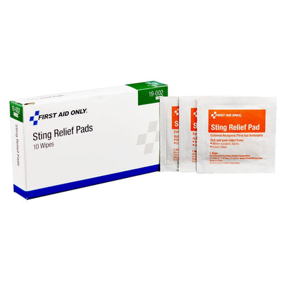 First Aid Only Sting Relief Pads – Insektenstich-Linderung (10er-Pack)