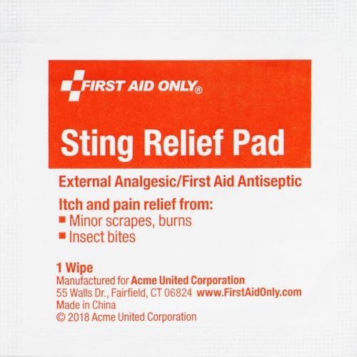 First Aid Only Sting Relief Pads – Insektenstich-Linderung (10er-Pack)