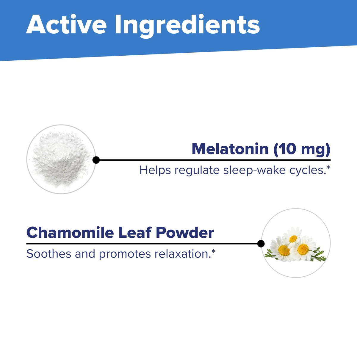 Superior Source Melatonin 10 mg – Gesunder Schlaf-Komplex für Erwachsene mit Kamille – 100 sublinguale Schmelztabletten