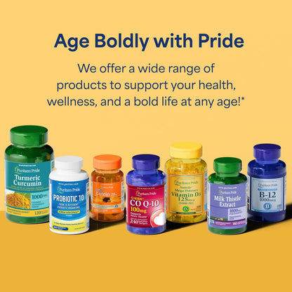 Puritan's Pride Premium Vitamin B-Komplex mit B-12 – 180 Tabletten – Vegetarisches Nahrungsergänzungsmittel für Energieproduktion, Haut- und Nervengesundheit