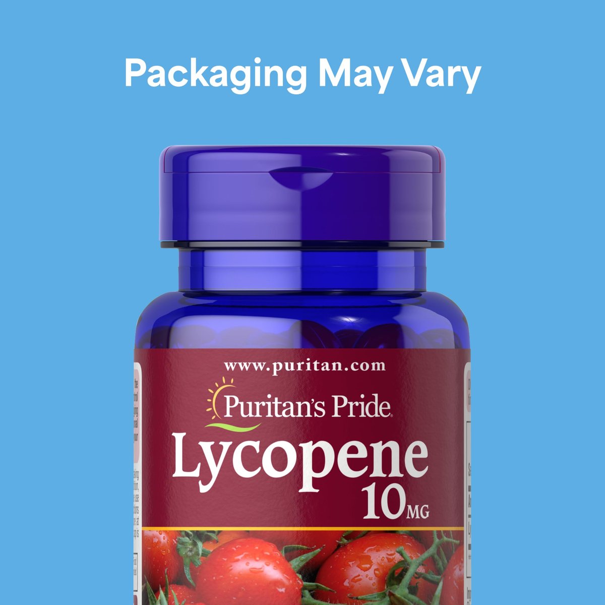 Puritan's Pride Premium Lycopene 10 mg – Nahrungsergänzungsmittel für Prostata-, Herz- und Antioxidantien-Unterstützung, 100 Softgels