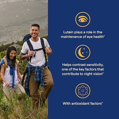Puritan's Pride Premium Lutigold™ Lutein Carotinoid 40 mg mit Zeaxanthin für Männer und Frauen, Nahrungsergänzungsmittel zur Unterstützung der Augengesundheit, 2-Monats-Vorrat, 60 leicht schluckbare Weichkapseln