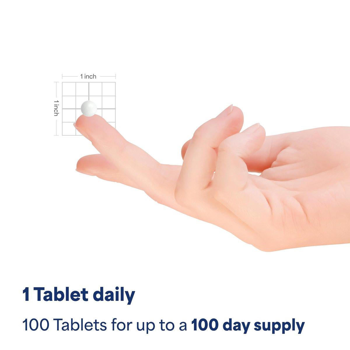 Puritan's Pride Premium Vitamin K 100mcg – Nahrungsergänzungsmittel für Knochen-, Gelenk- und Blutgerinnungsunterstützung, 100 Tabletten (100 Tage Versorgung)
