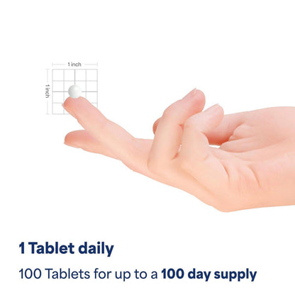 Puritan's Pride Premium Vitamin K 100mcg – Nahrungsergänzungsmittel für Knochen-, Gelenk- und Blutgerinnungsunterstützung, 100 Tabletten (100 Tage Versorgung)