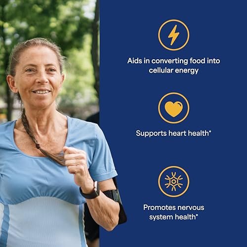 Puritan's Pride Vitamin B-12 1000mcg mit Zeitfreisetzung – Vegetarisches Nahrungsergänzungsmittel für Energiestoffwechsel, Herz, Kreislauf und Nervensystem – 8 Monate Versorgung, 250 Tabletten