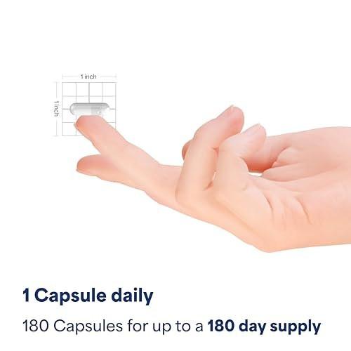 Puritan's Pride Kurkuma Curcumin 500 mg, standardisiert auf 95 % Curcuminoide, pflanzliches Nahrungsergänzungsmittel für antioxidative Gesundheit, 180 Kapseln mit schneller Freisetzung
