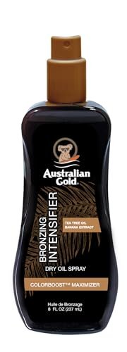 Australian Gold Bronzing Intensifier Dry Oil Spray 237 ml – Colorboost Maximizer für sonnengebräunte Haut