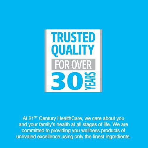 21st Century Calcium 600 mg Supplement – 400 Tabletten, Vegan-freundlich, Nicht-GVO & Glutenfrei, Knochenstärkung für Männer & Frauen
