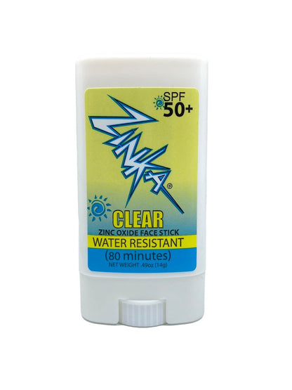 Zinka Clear Zinkoxid-Sonnencreme Stick SPF 50 – Reisefreundlich & nicht fettend – Breitspektrum UV-Schutz für empfindliche Haut – Wasserbeständig (14 g)