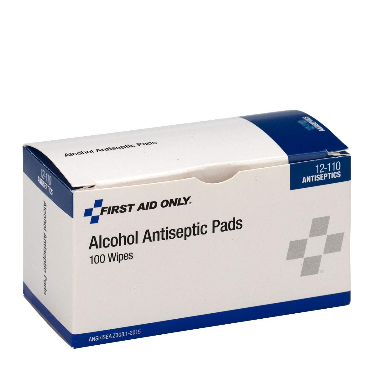 First Aid Only Alkoholtupfer, einzeln verpackt, 100 Stück pro Box