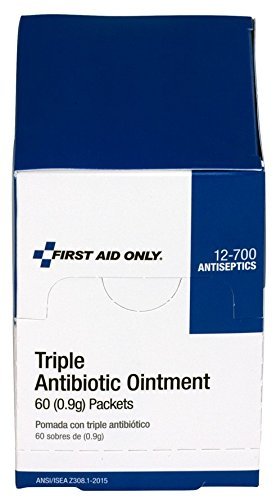 First Aid Only 12-700 Triple Antibiotika-Salbe Einzelpackungen, 60 Stück