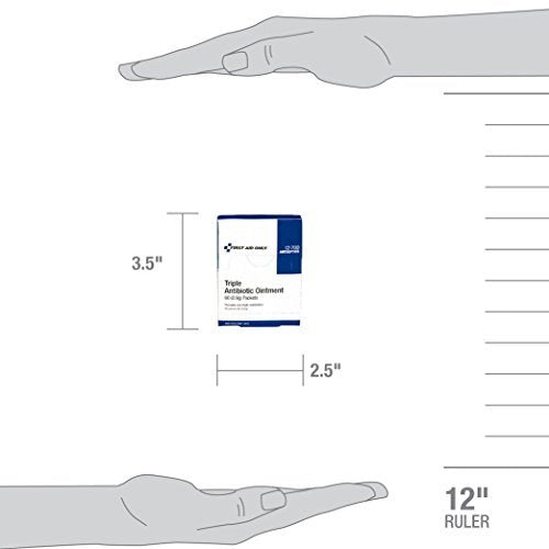 First Aid Only 12-700 Triple Antibiotika-Salbe Einzelpackungen, 60 Stück