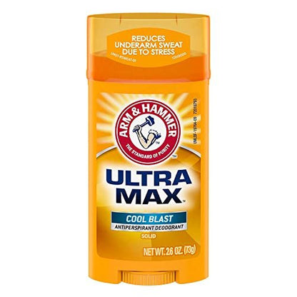 ARM & HAMMER ULTRAMAX Antitranspirant Deodorant Solid Cool Blast 2,6 oz (6er-Pack)