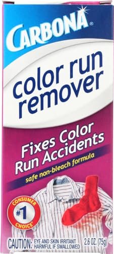 Carbona Color Run Remover – 6er-Pack, 2,6 oz pro Beutel – Farbverlauf aus Waschmaschine entfernen