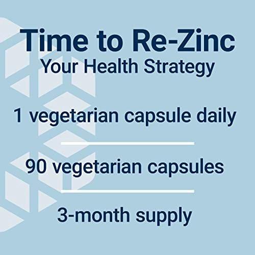 Life Extension Zinc Caps – 50 mg Zinkcitrat, Immunsystem Unterstützung, Hoch bioverfügbar, Vegetarisch, Nicht-GVO, Glutenfrei, 90 Kapseln