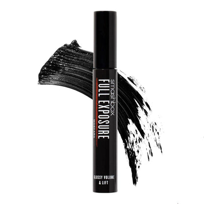 Smashbox Full Exposure Mascara – Volumen & Länge für intensive, definierte Wimpern | Große, konische Bürste, 0,38 Fl Oz