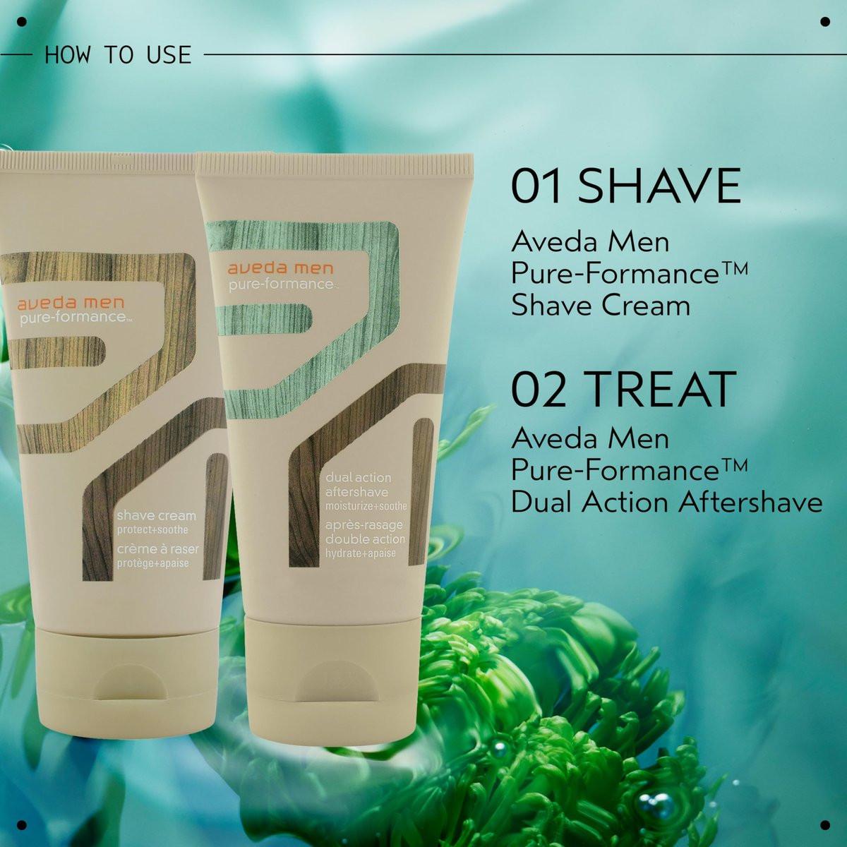 Aveda Men Pure-Formance Rasiercreme – Schützt vor Rasurbrand und Hautirritationen – 97 % natürlichen Ursprungs* – 150 ml