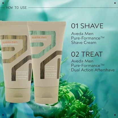 Aveda Men Pure-Formance Rasiercreme – Schützt vor Rasurbrand und Hautirritationen – 97 % natürlichen Ursprungs* – 150 ml
