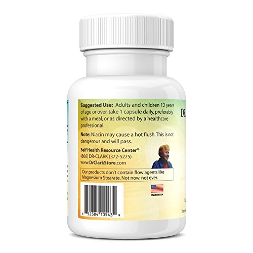 Dr. Clark Niacin (Vitamin B3) – 25 mg, 100 Gelatinekapseln – Unterstützt Kreislauf und gesunden Cholesterinspiegel