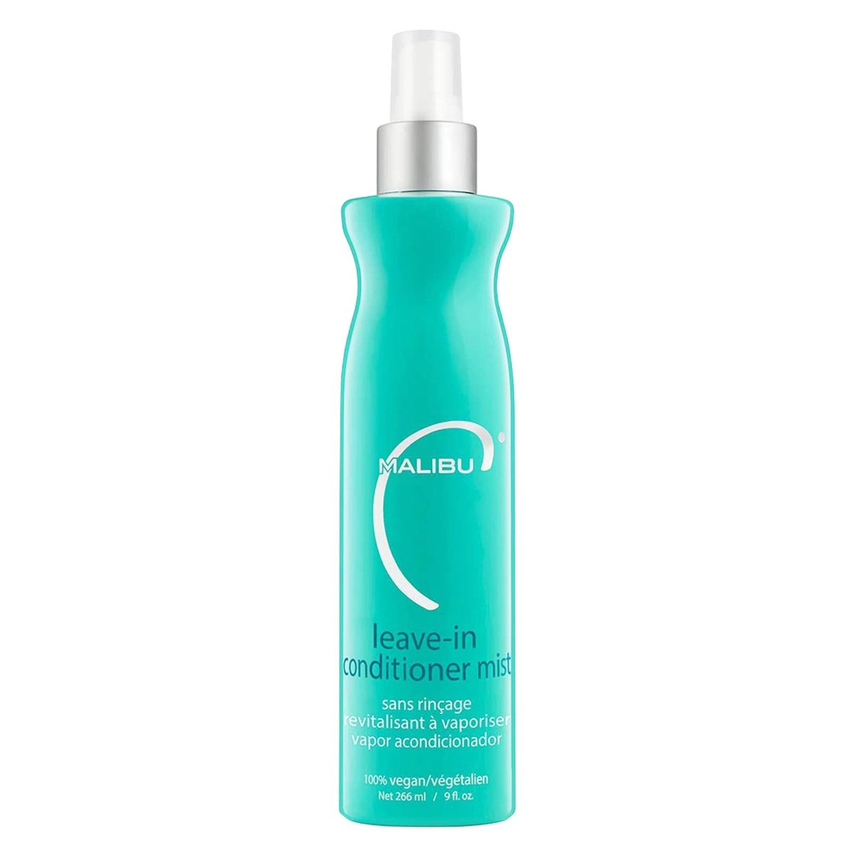 Malibu C Leave-In Conditioner & Feuchtigkeitsspendender Hitzeschutz für das Haar – Erwachsene & Kinder Haarentwirrungsspray für tägliche & Nach-Schwimmen Anwendung, hilft Farbverblassen zu verhindern mit UV-Schutz (270 ml)