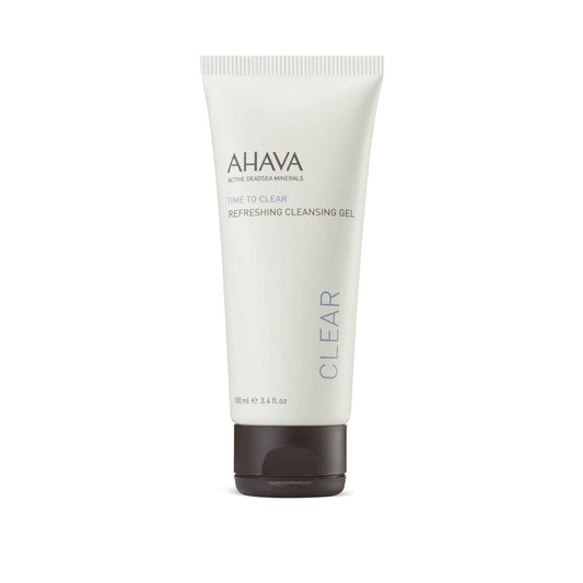 AHAVA Reinigungsgel – Seifenfreier Gesichtsreiniger mit Osmoter, Ingwerwurzel, Allantoin & Vitamin E, 3,4 Fl. Oz.