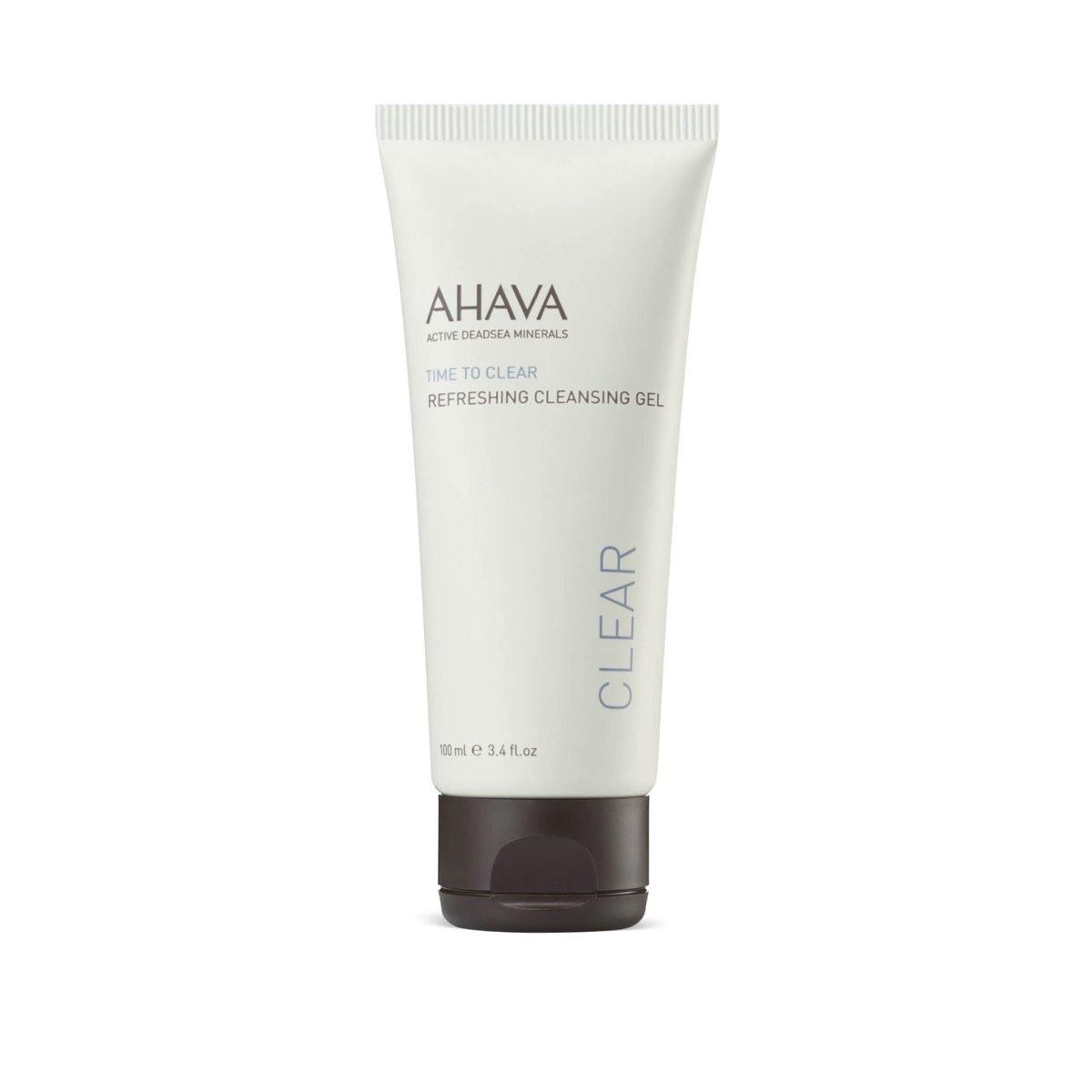 AHAVA Reinigungsgel – Seifenfreier Gesichtsreiniger mit Osmoter, Ingwerwurzel, Allantoin & Vitamin E, 3,4 Fl. Oz.