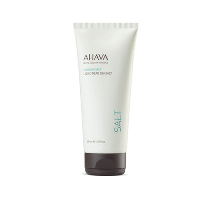 AHAVA Liquid Dead Sea Salt Gel - In-Shower SPA Treatment Gel zur Rückgewinnung von Feuchtigkeit & natürlicher Barriere, unterstützt die Hautregeneration mit exklusivem Osmoter & antioxidativem Grapefruitöl, 200 ml
