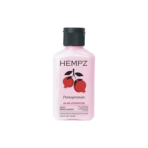 Hempz Pomegranate Herbal Body Moisturizer 2,25 oz – Paraben-freie, Anti-Aging, feuchtigkeitsspendende Creme für alle Hauttypen