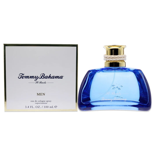 Tommy Bahama St. Barts Herren Eau de Cologne – Frischer Inselduft mit Limette, Guavennektar, Vanille und Palmenholz – 100 ml