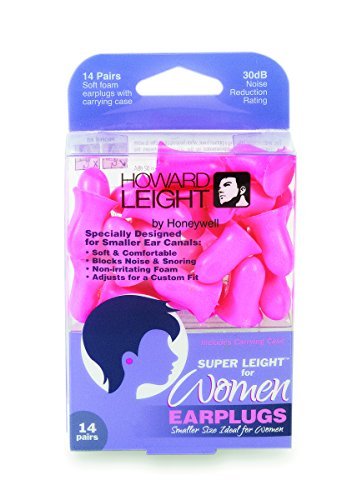 Howard Leight by Honeywell Super Leight for Women – Vorgeformte kleine Ohrstöpsel für Damen, 14 Paar (R-01757)