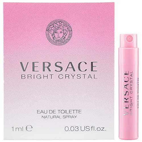Versace Bright Crystal Eau de Toilette für Damen – Vial auf Karte, Miniatur 0,03 Fl Oz