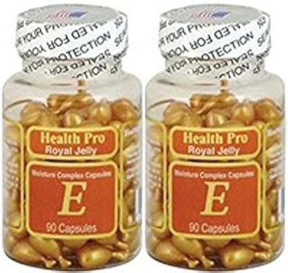 NU-Health Vitamin E Hautöl mit Gelée Royale, 90 Weichkapseln (2er-Pack)