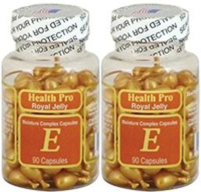 NU-Health Vitamin E Hautöl mit Gelée Royale, 90 Weichkapseln (2er-Pack)
