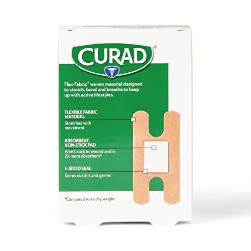 CURAD Flex-Fabric Finger- und Knöchelverbände, verschiedene Größen, 20er Pack