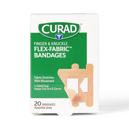 CURAD Flex-Fabric Finger- und Knöchelverbände, verschiedene Größen, 20er Pack