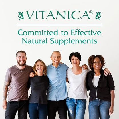 Vitanica Mönchspfeffer Extrakt Plus – Vegane Kapseln, 60 Stück