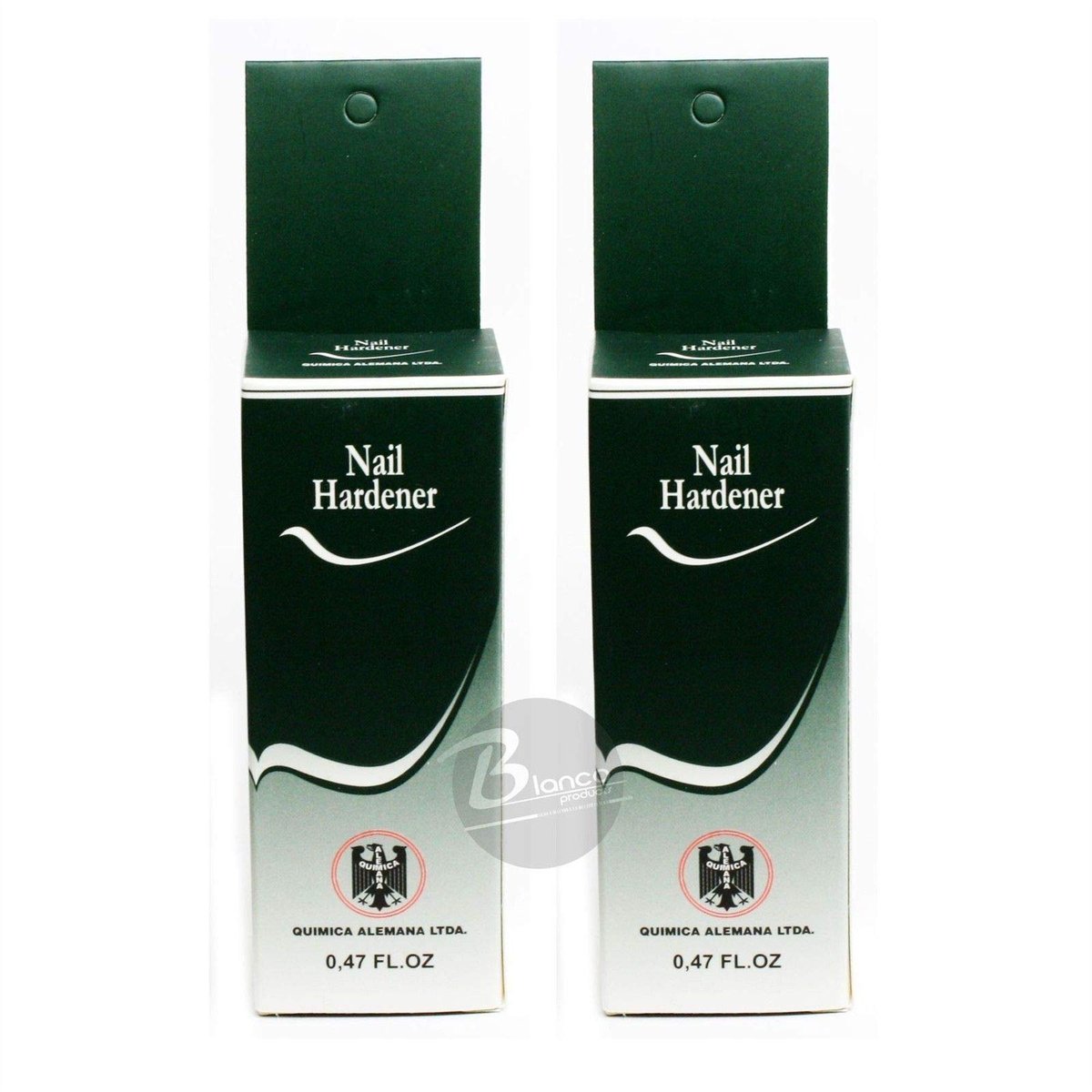 Química Alemana Esmalte Endurecedor para Uñas – 2er Pack, 0,24 Fl Oz