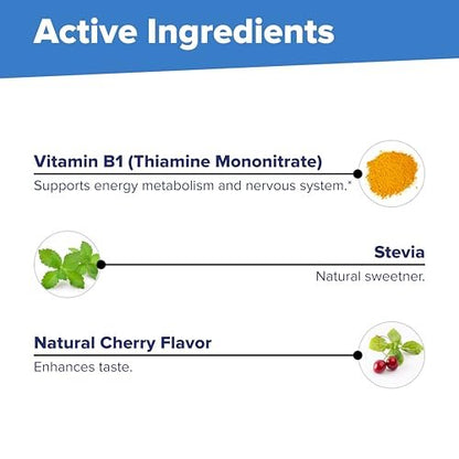 Superior Source B-1 100 mg – Vitamin-B-Supplement für gesunde Energie & Wachstum – Unterstützung für Nerven- und Verdauungssystem mit Thiamin – 100 sublinguale Schmelztabletten