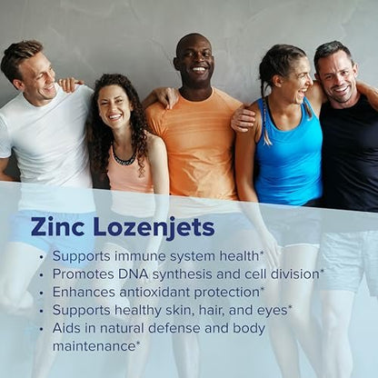 Superior Source Zink Lutschtabletten – Immunsystem Unterstützung & Spurenelement Ergänzung für Frauen & Männer – 60 sofort lösliche Tabletten