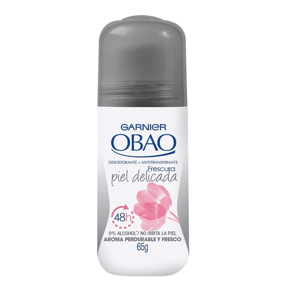 Garnier Obao Roll-On Antitranspirant für empfindliche Haut, 2,1 Unzen (62 ml)