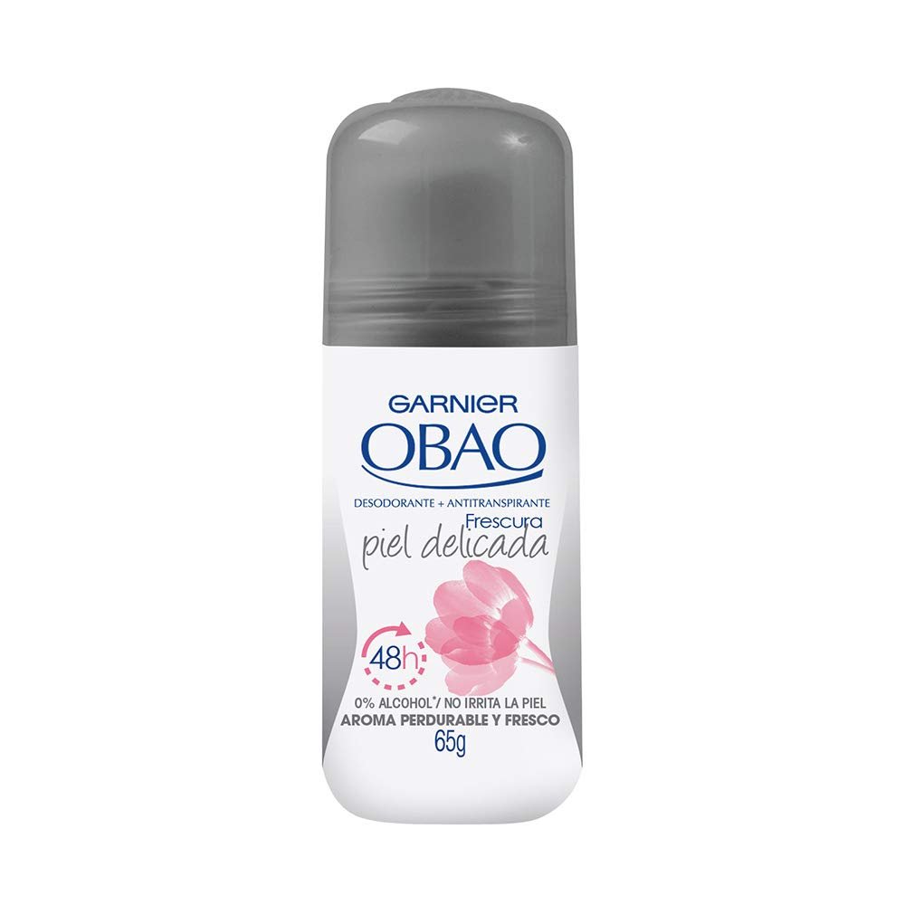 Garnier Obao Roll-On Antitranspirant für empfindliche Haut, 2,1 Unzen (62 ml)
