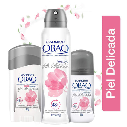 Garnier Obao Roll-On Antitranspirant für empfindliche Haut, 2,1 Unzen (62 ml)