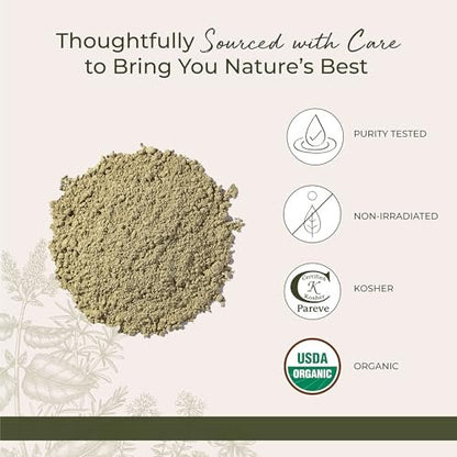 Starwest Botanicals Bio Algenpulver - Nährstoffreich, natürliche Jodquelle, Kalium, Magnesium, Zink, Eisen & Kalzium, zertifiziert koscher, nicht genetisch verändert - 454 g Beutel