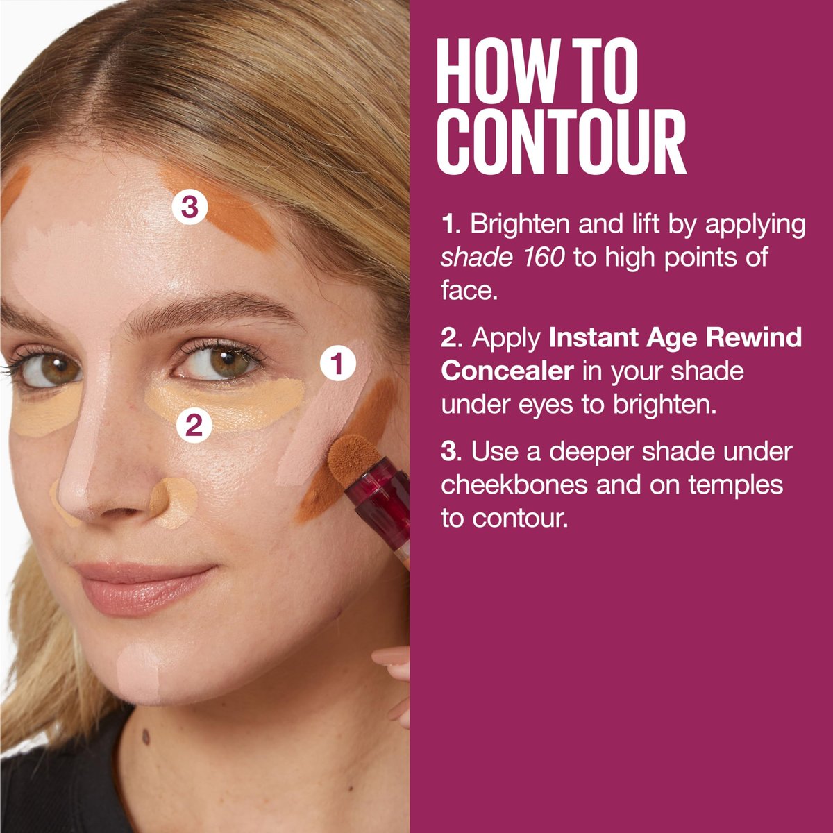 Maybelline Instant Age Rewind Eraser Dark Circles Treatment Multi-Use Concealer, 150, 0,2 ml (1er Pack)