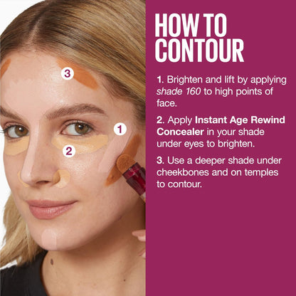 Maybelline Instant Age Rewind Eraser Dark Circles Treatment Multi-Use Concealer, 150, 0,2 ml (1er Pack)